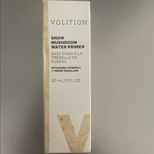 Volition SNOW MUSHROOM WATER PRIMER 1 Fl Oz Blurs Pores Smooth Matte Canvas NEW*